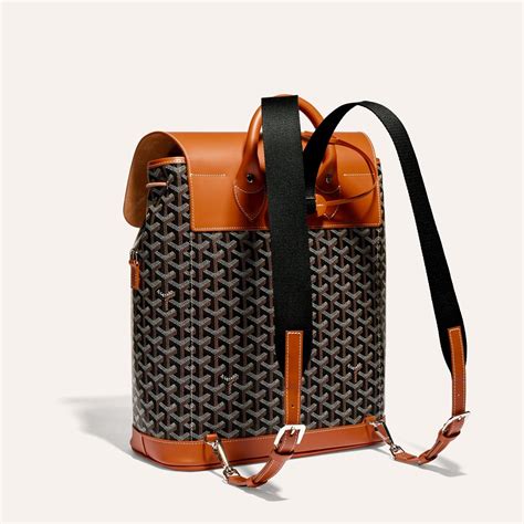 goyard black and orange|goyard backpack black.